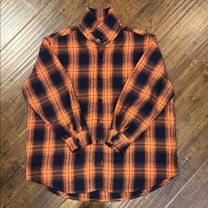 Orangetheory Flannel button up